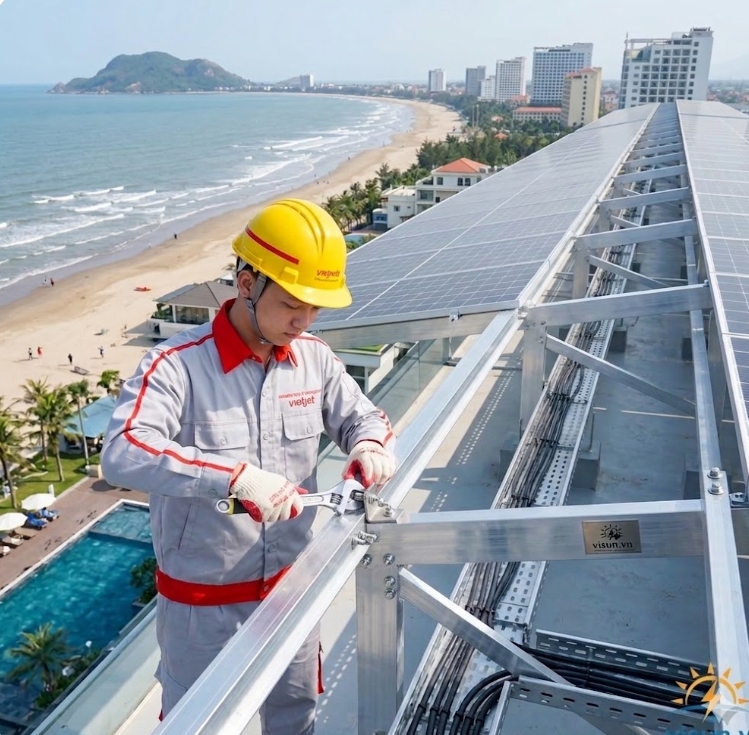 Lắp Điện Mặt Trời Sầm Sơn, Hải Tiến: Lưu Ý Muối Biển