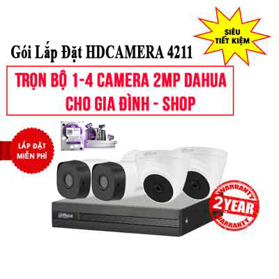 Trọn bộ 5 Camera Full HD Cho shop quần áo - cafe